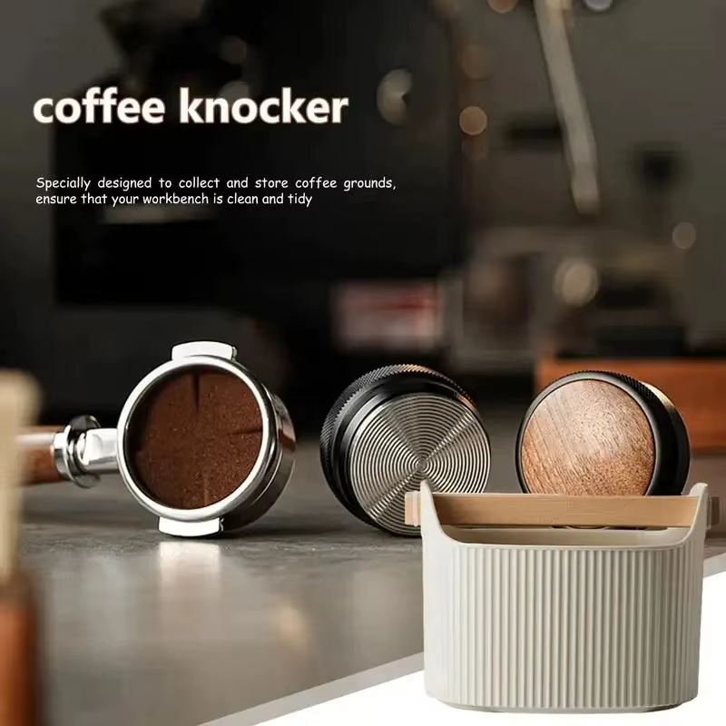 Poubelle à expresso avec poignées amovibles