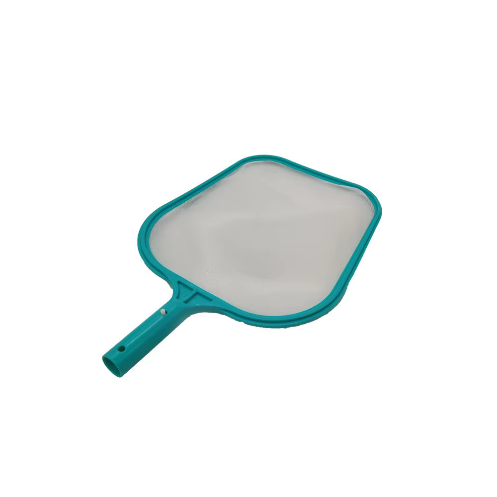 Épuisette à feuilles pour piscine et spa, nettoyeur à cadre en maille, outil d'entretien de piscine (vert)