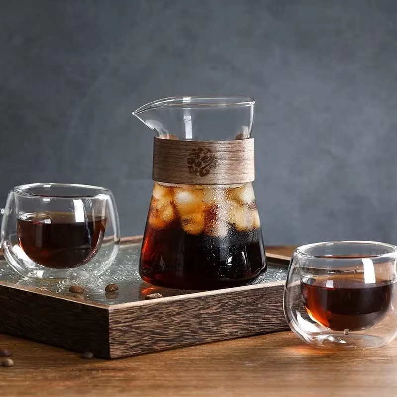 Carafe de cafetière en verre de 17oz/500ml