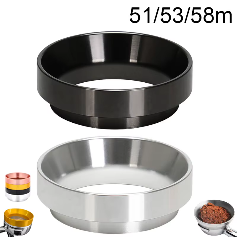 Anneau de dosage Intelligent en aluminium pour bol café en poudre expresso Barista outil pour 51//53/54/58MM profileur