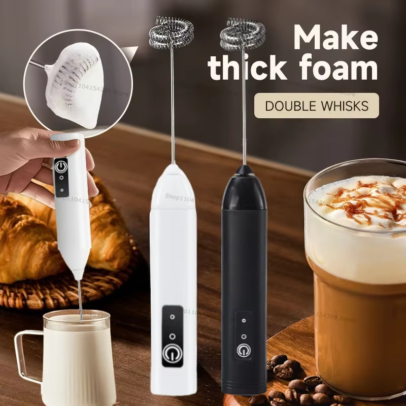 Mousseurs à lait sans fil mélangeur électrique portatif Mini cafetière
