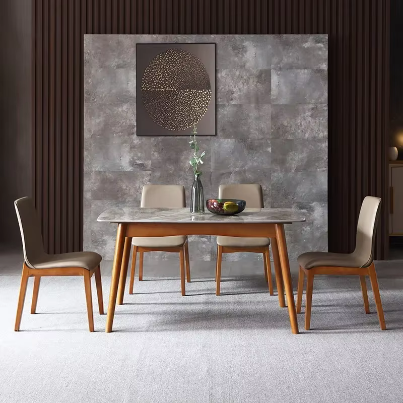 Chaise d'ordinateur ergonomique moderne avec cadre en bois massif, coussin à bloc souple, éponge de jeu élevée, meubles de salle à manger et de maison