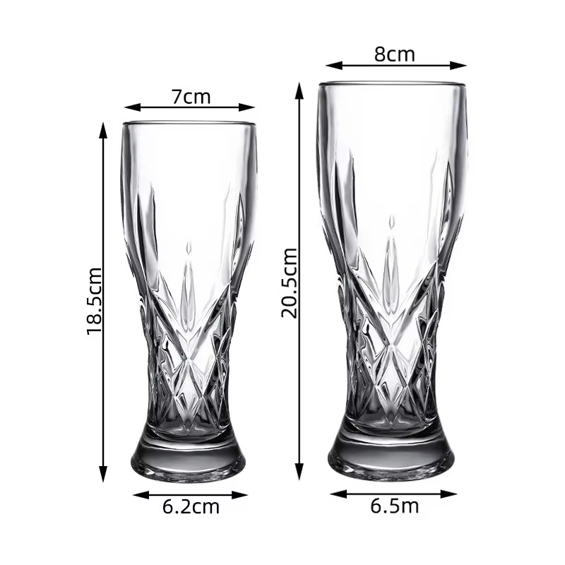 Verre à bière artisanal haut de gamme 330ml/500ml