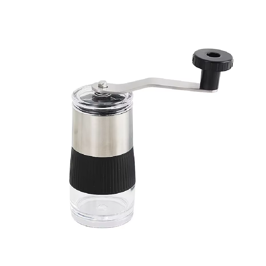 Nouveau mini moulin à café manuel portable en acier inoxydable