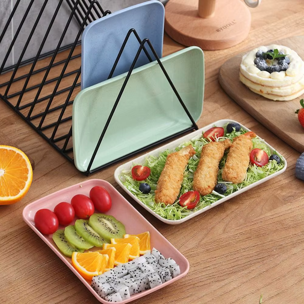 Assiette à Snack en Plastique de Haute Qualité