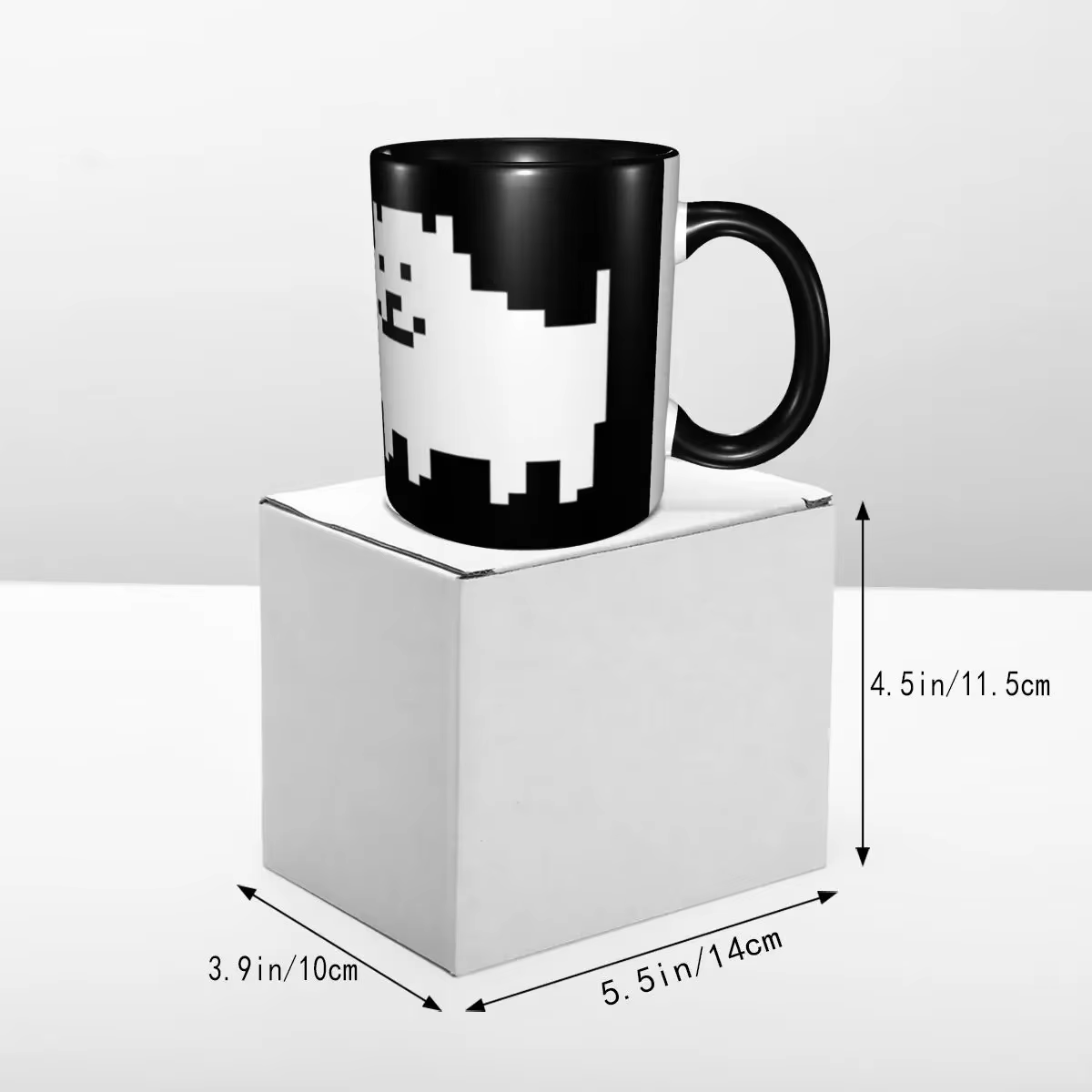 Tasses à café Undertale HQ avec motif de chien agaçant