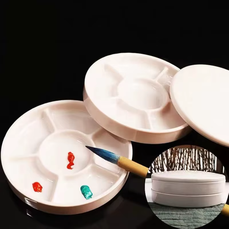 Palette de peinture en céramique