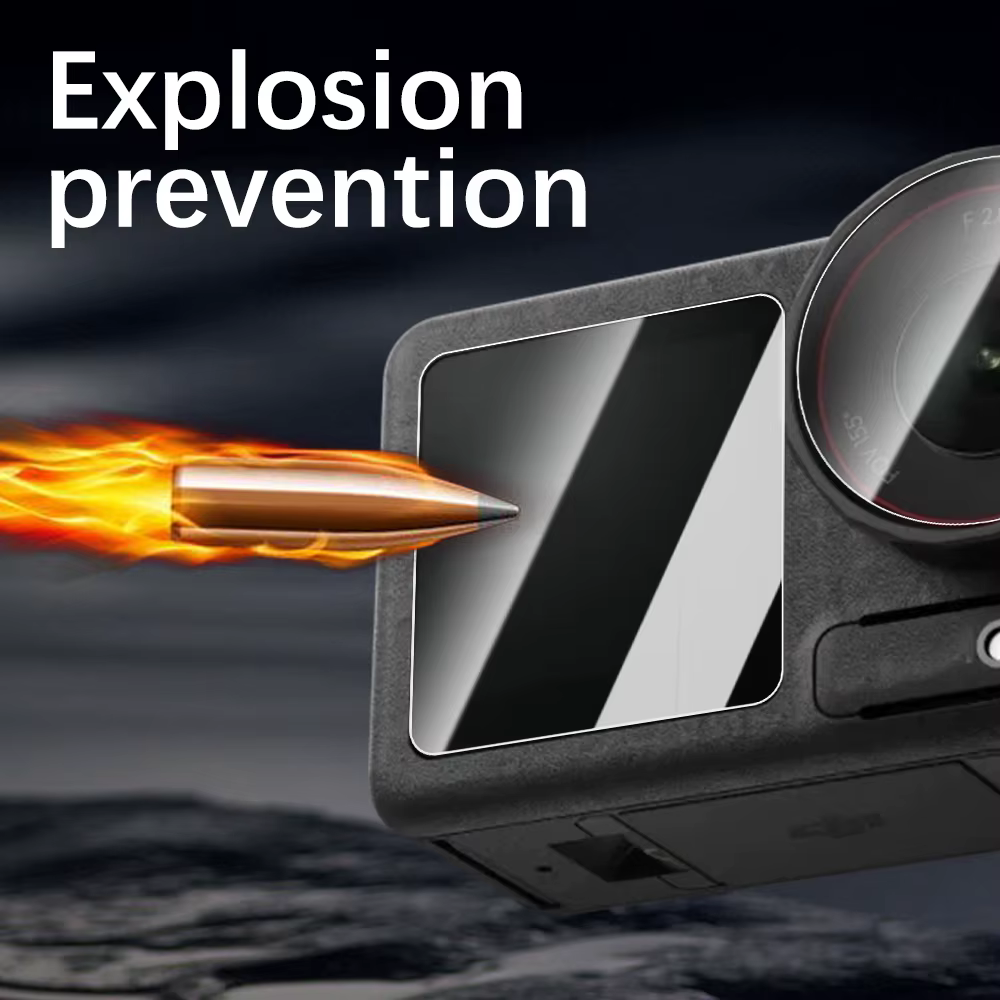 Protecteur d'écran HD en verre trempé pour DJI Osmo Action 5 Pro Action 4 3, Film de protection d'objectif de caméra pour DJI Action 5Pro