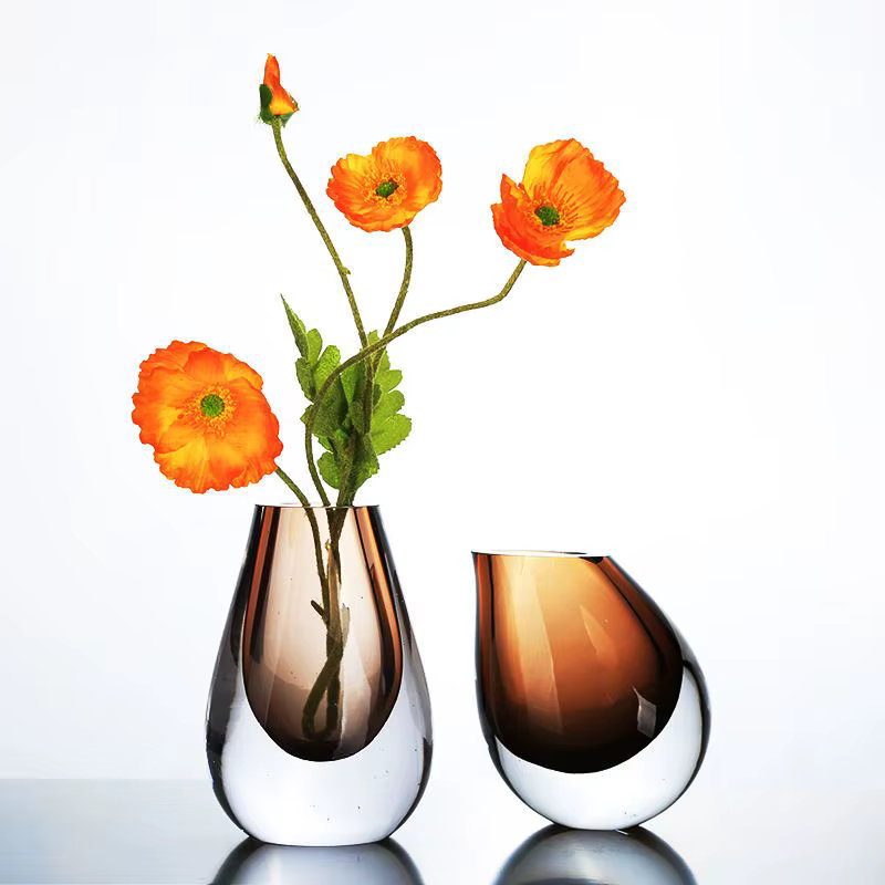 Vase en verre artistique