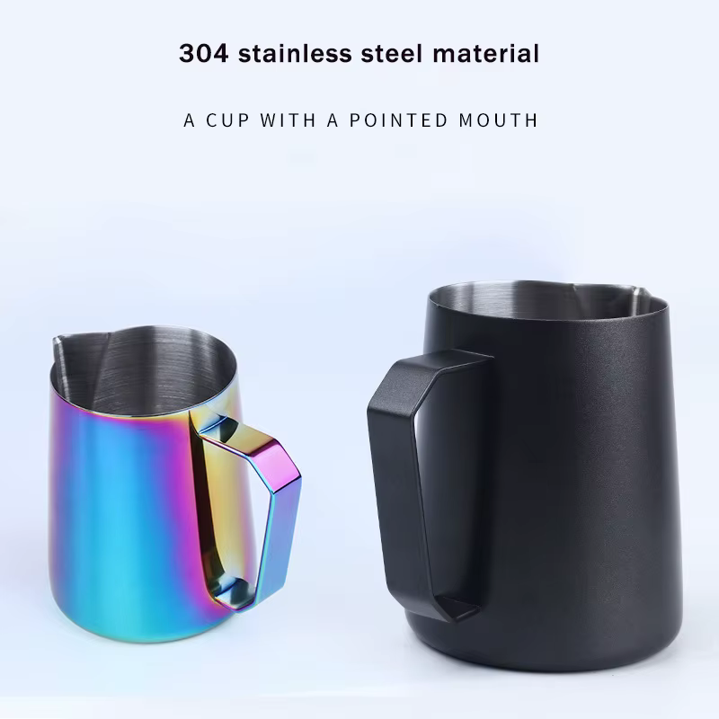 Tasse à café latte art 450ml/600ml en acier inoxydable 304