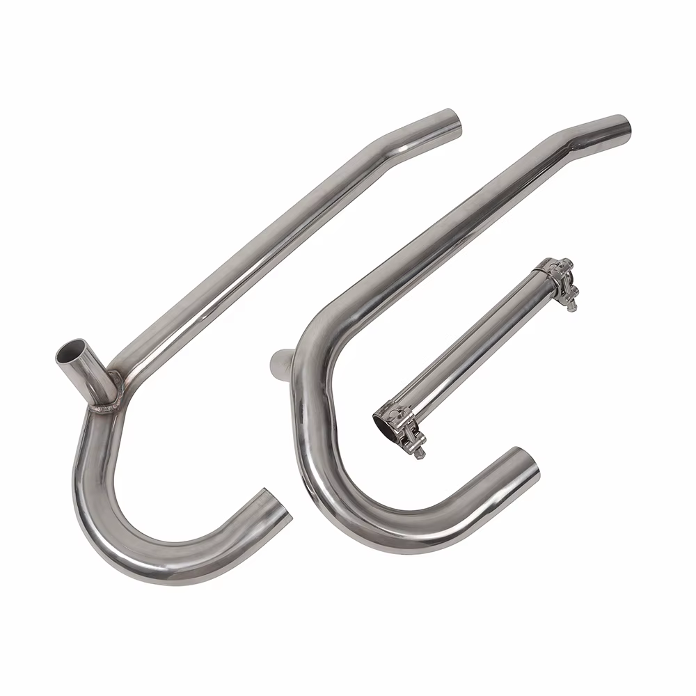 Café Racer pour BMW R75 R80 R90 R100 38mm ensemble de collecteur d'échappement avant en acier inoxydable moto silencieux tuyau collecteur collecteur
