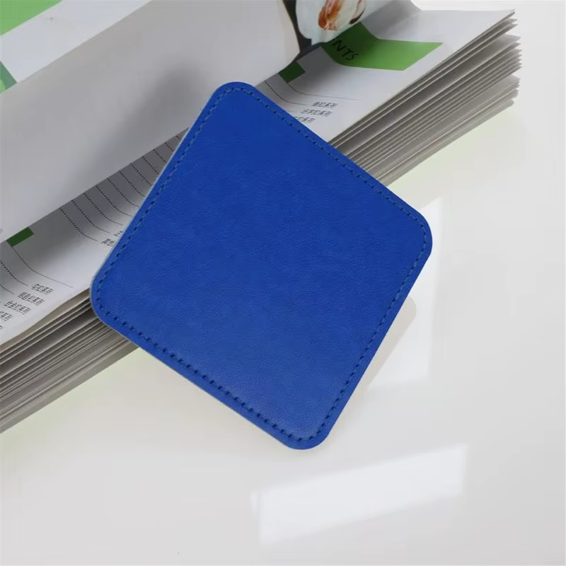 Sous-verres carrés en PU résistant à chaleur