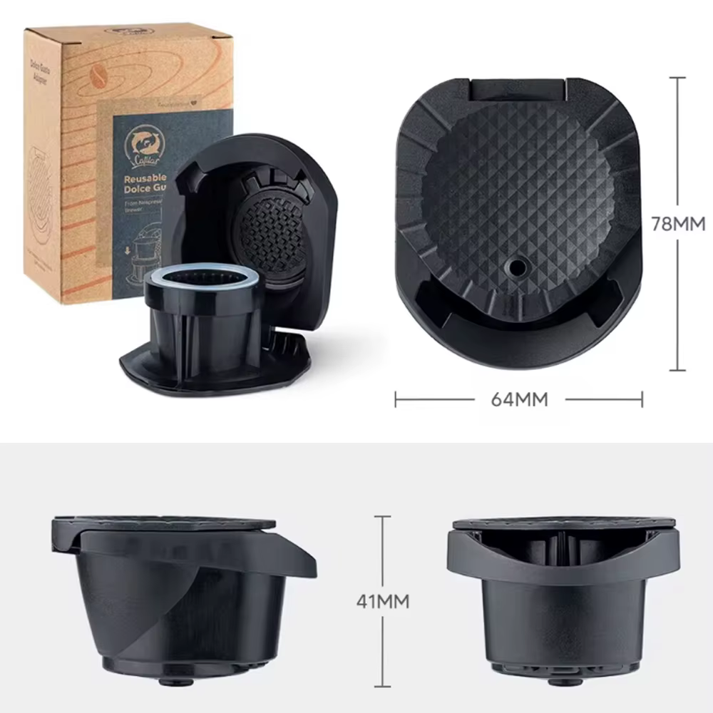 Adaptateur de Capsule de Café Réutilisable pour Dolce Gusto Genio S Piccolo