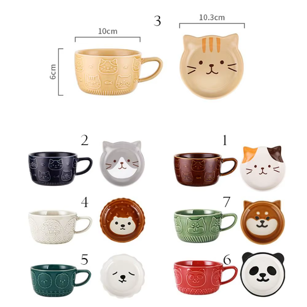 Tasse à café en céramique Alpaca Panda