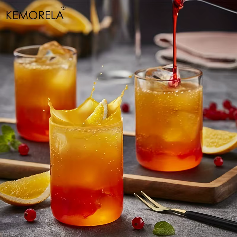 Ensemble de verres à boire en Borosilicate sans BPA