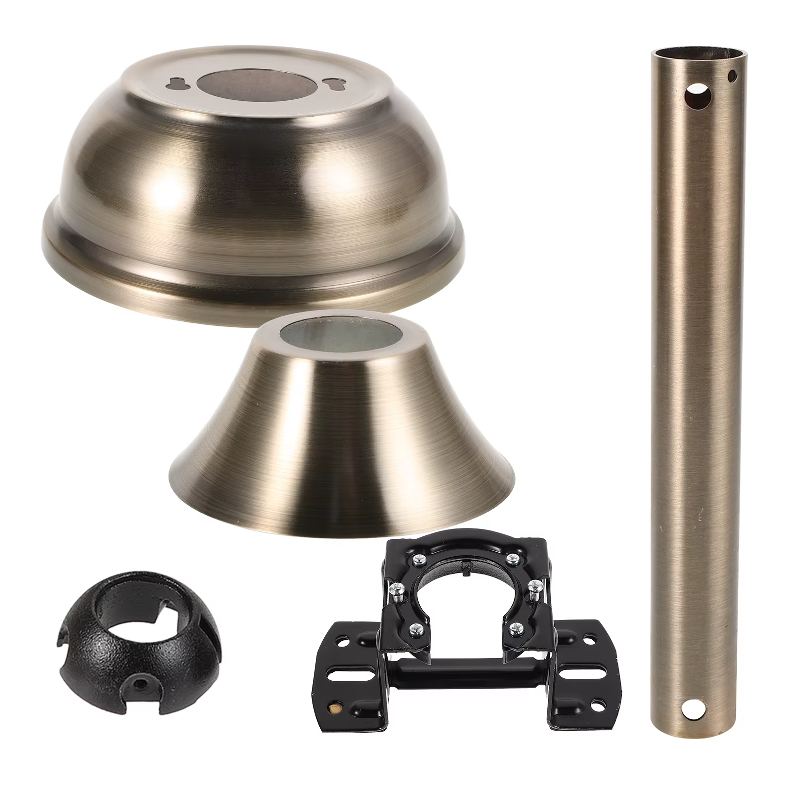 Accessoires pour ventilateur de plafond, Kit de montage incliné, support de suspension coudé, support Lob, couleur café, Installation Stable et sécurisée