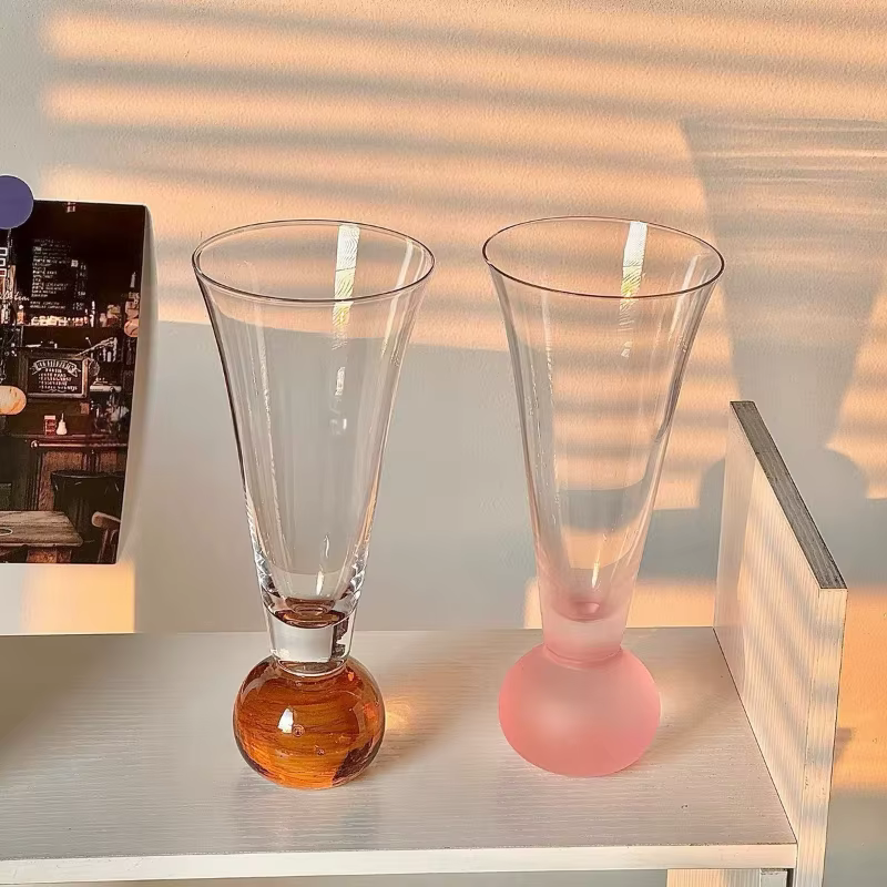 Verre à Champagne planète créative