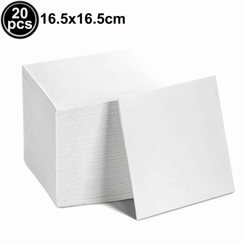 Vaisselle jetable blanc solide