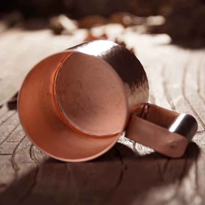 Tasse à café en cuivre Vintage