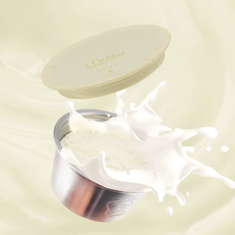 Capsule de lait réutilisable pour café