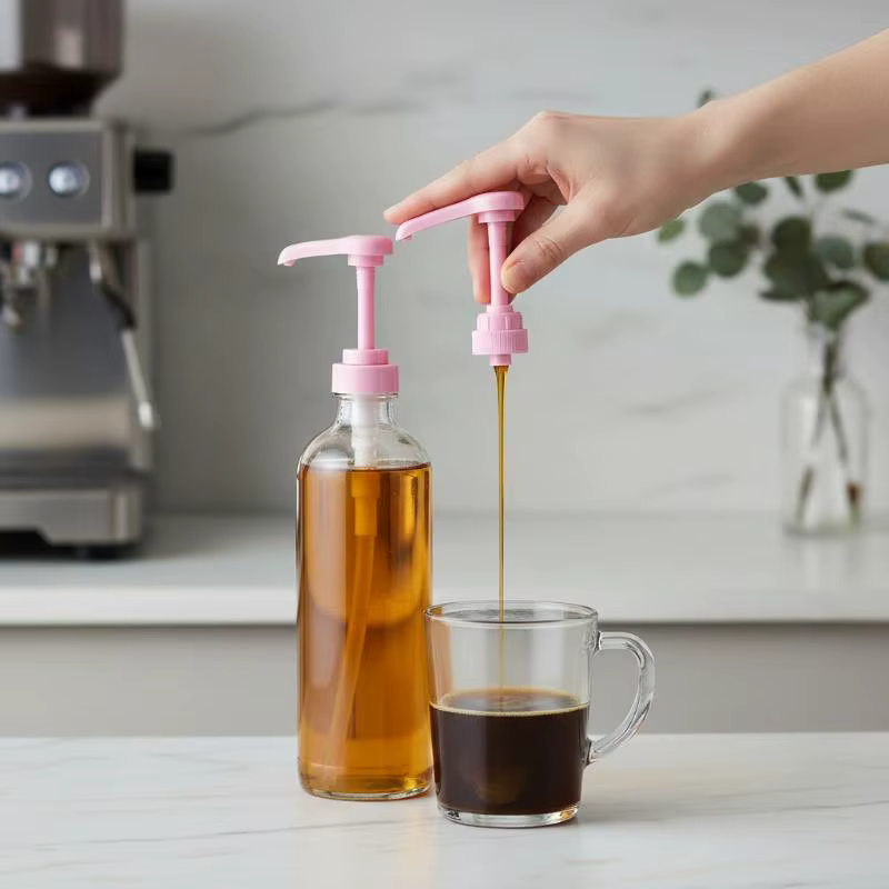5X pompe à sirop, distributeur de sirop pour café