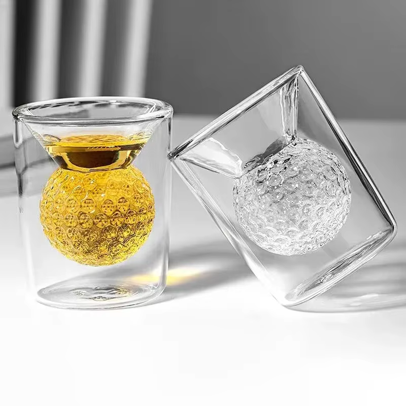 Verre à liqueur à double paroi pour whisky