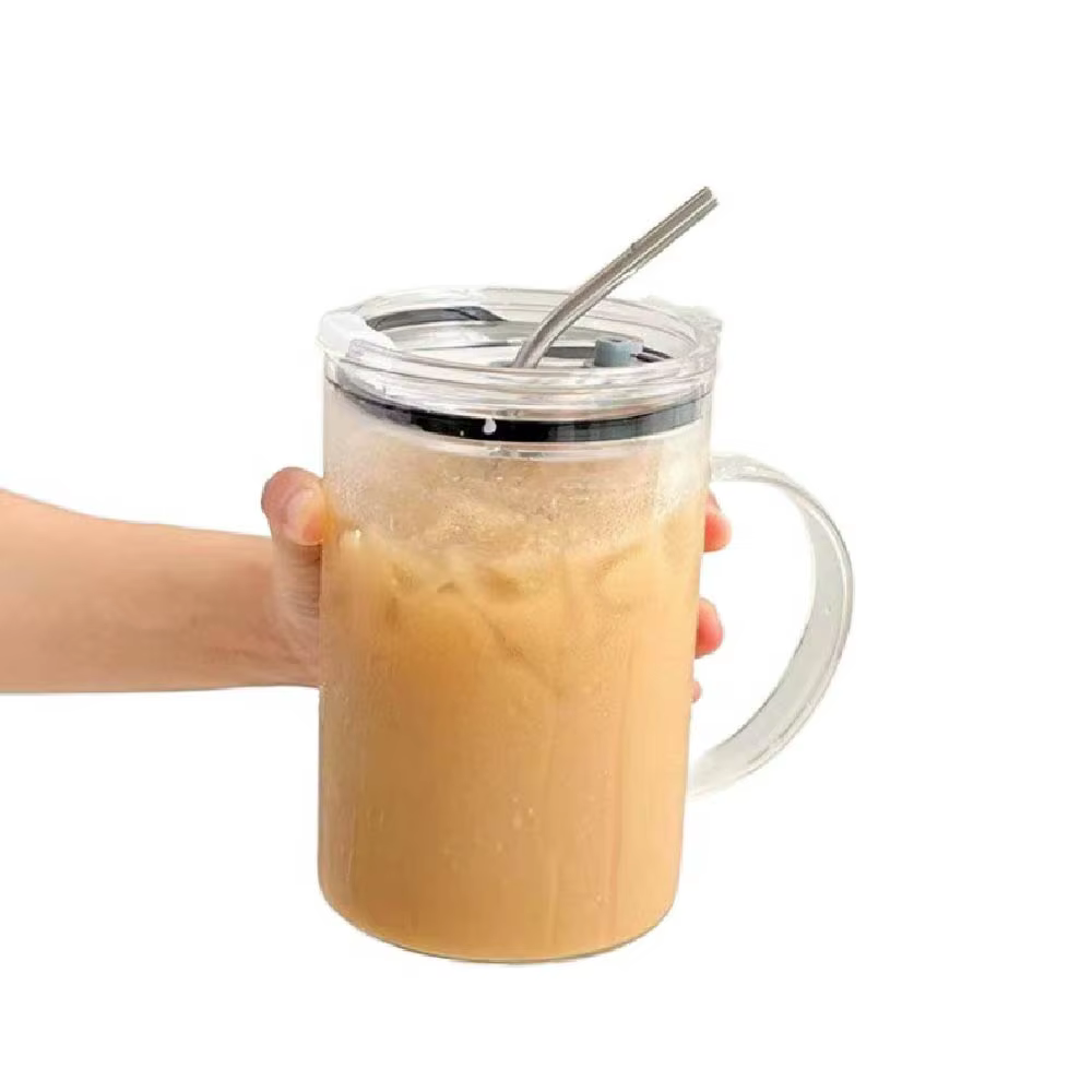 Verre de grande capacité de 32 Oz avec couvercle et paille