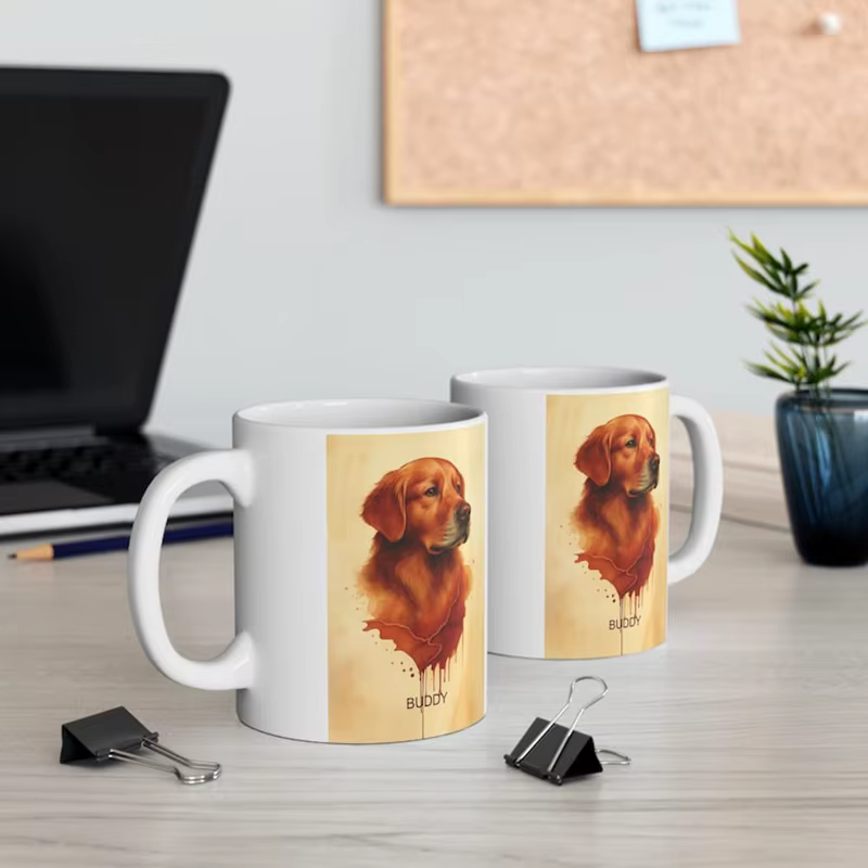 Tasse personnalisée avec Photo de chien