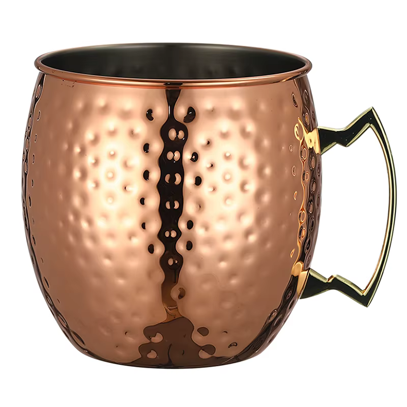 Tasse mule géante martelée de Moscou, Mega Mug, tasse seau à glace, 5L