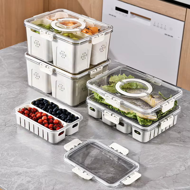 Assiette divisée avec couvercle