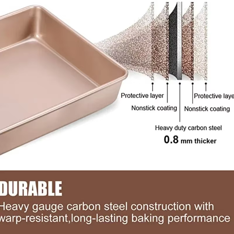 Plateau de cuisson en acier au carbone