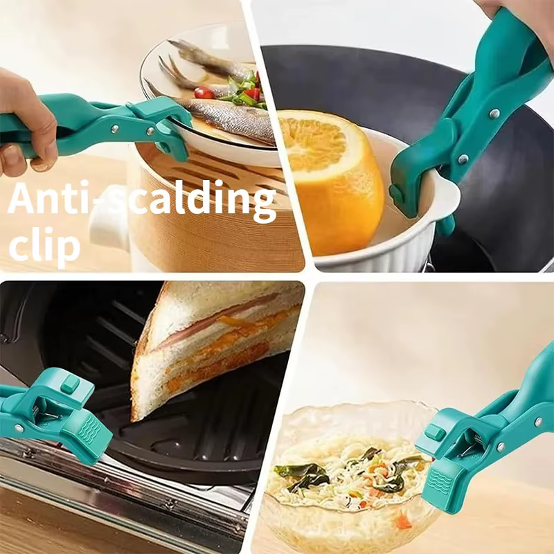 Pinces anti-brûlure pour assiettes et plats de cuisine