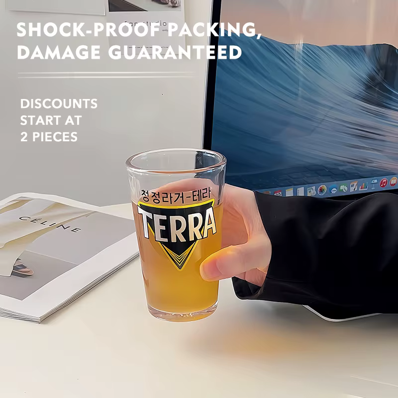 Verres à bière Terra adaptés à la maison