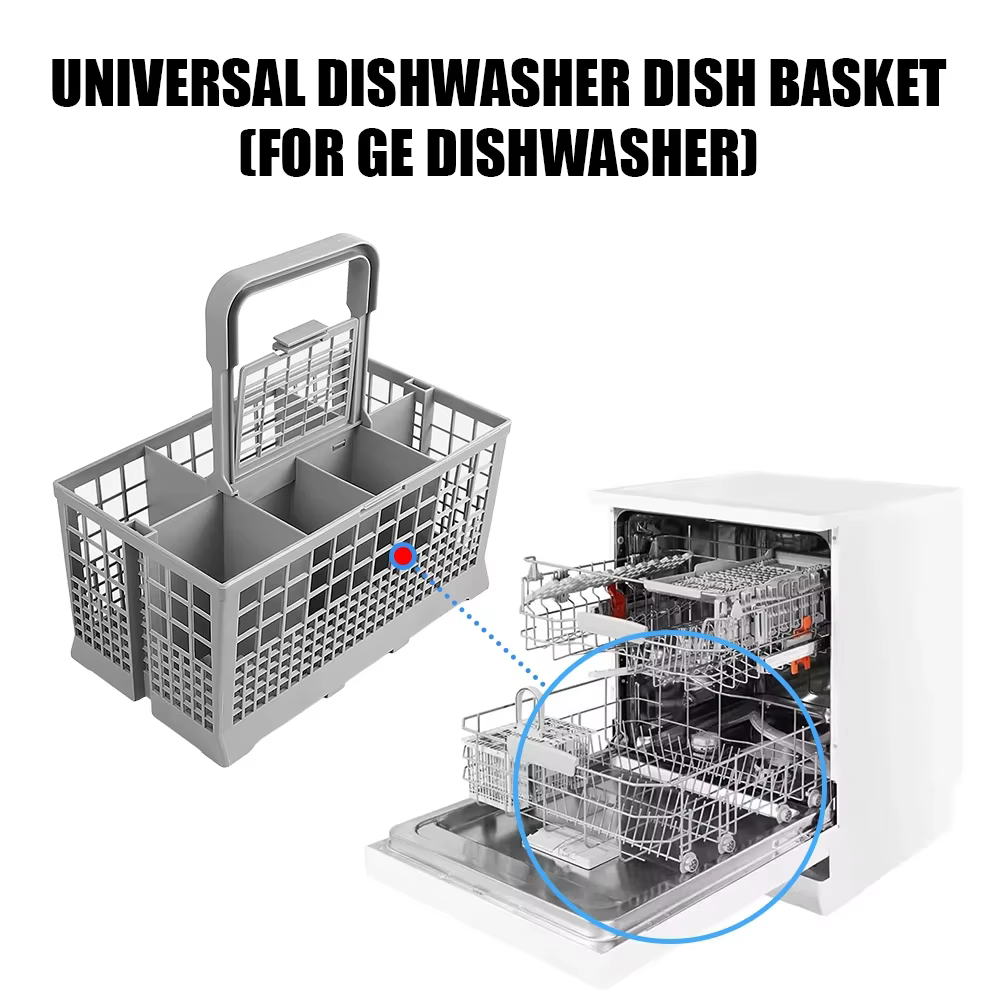 Panier à couverts universel pliable pour lave-vaisselle