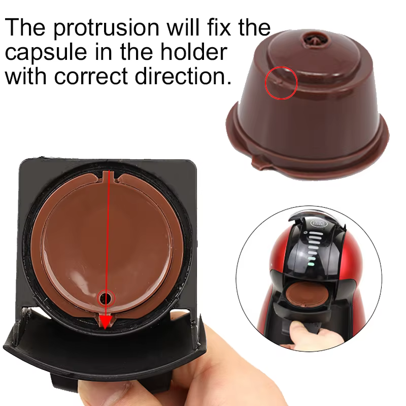 Tasse filtrante réutilisable pour capsules de café : rechargeable
