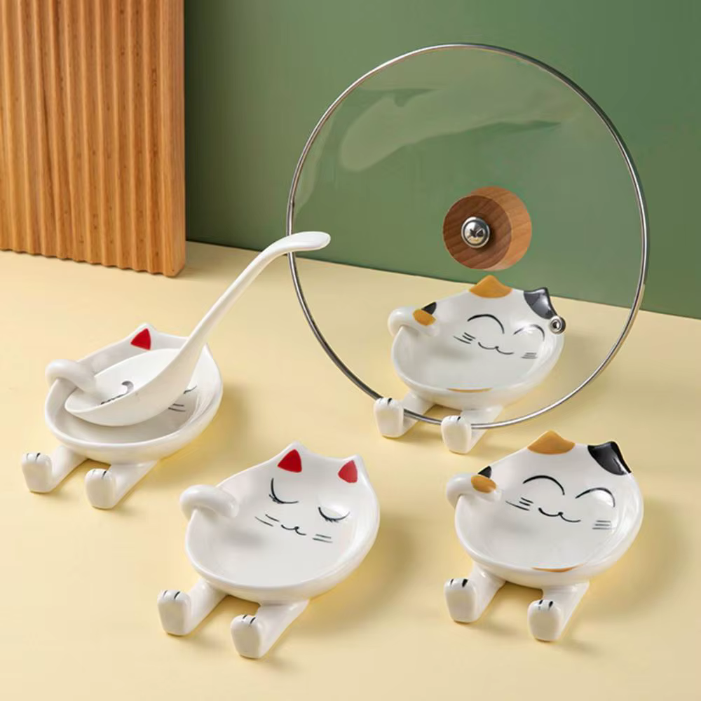 Support de rangement en céramique pour ustensiles de cuisine