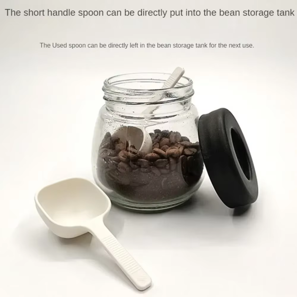 Nouveau cuillère à mesurer le café à double usage noir longue
