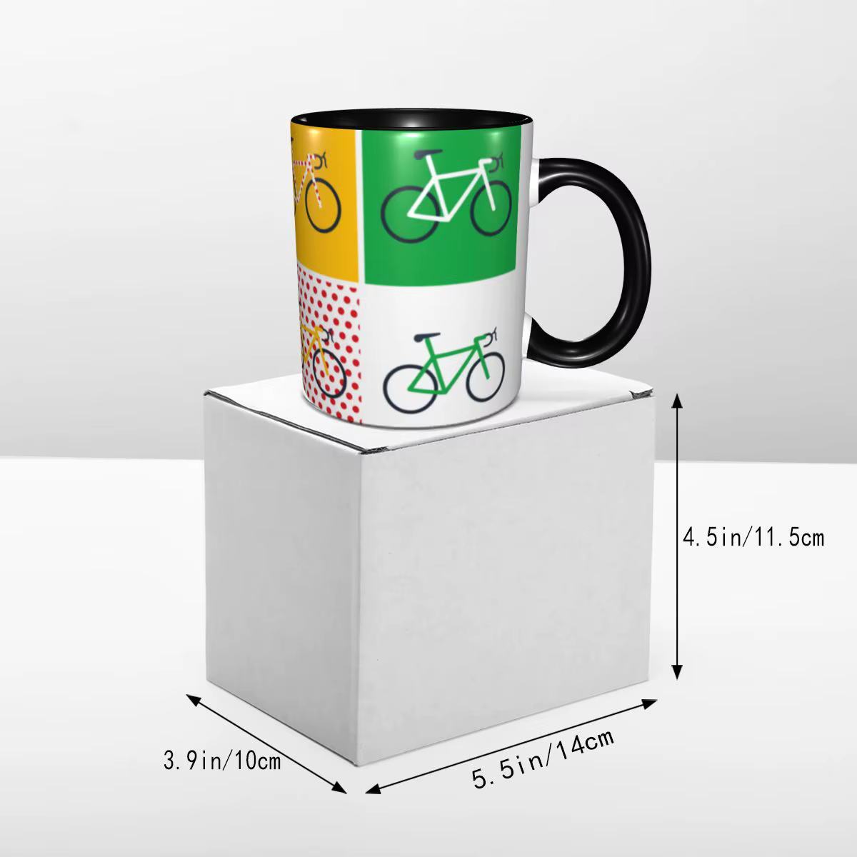 Mug à café personnalisé DIY pour la course cycliste Tour de France