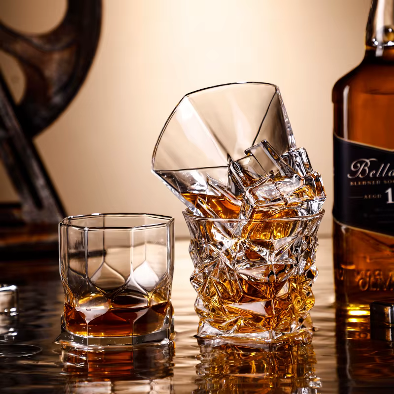 Verres à whisky, verre à whisky gravé