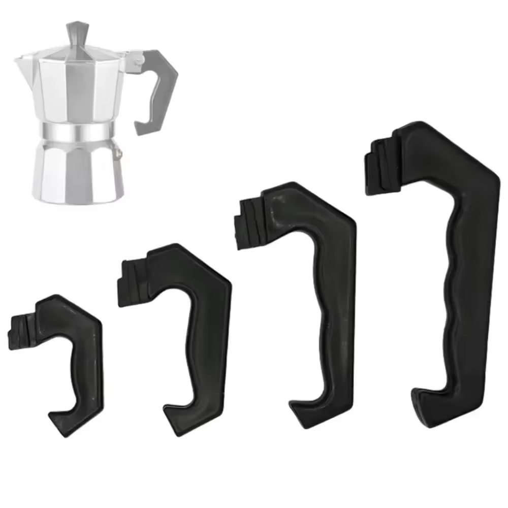 Poignée de cafetière, pièce de rechange pour expresso Moka, poêle, Compatible avec 1 3 6 9 12 tasses, accessoires pour café, 1 pièce