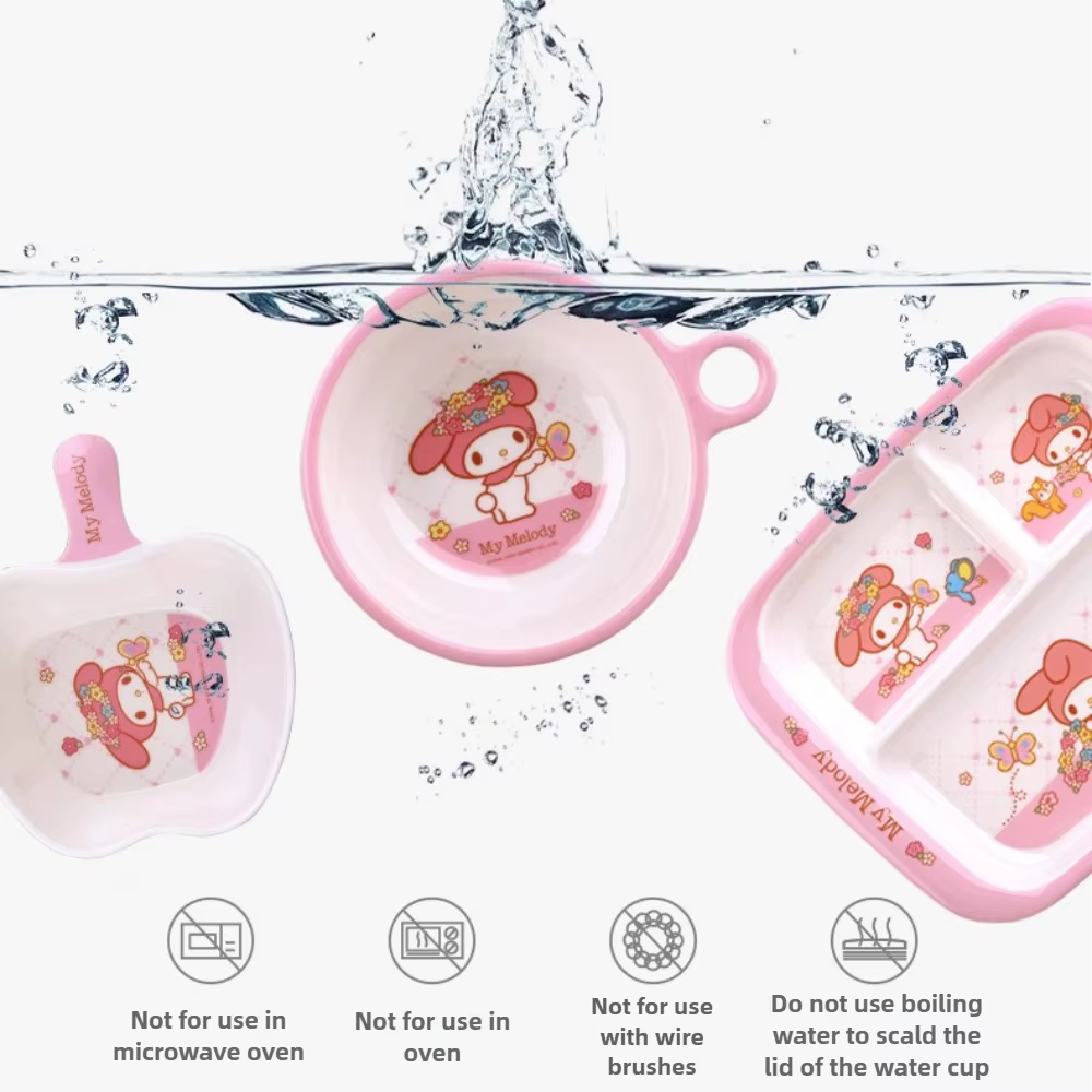 Sanrio vaisselle ma mélodie assiette à salade Ramen bol à soupe dessin animé enfants