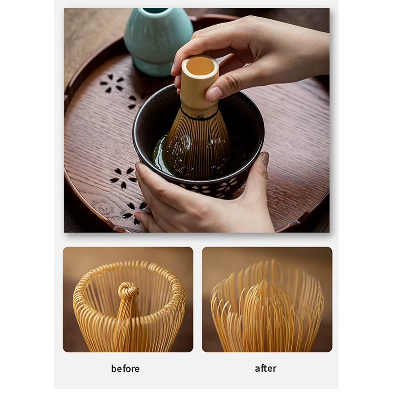 ❤️ Fouet à thé Matcha japonais (Chasen)
