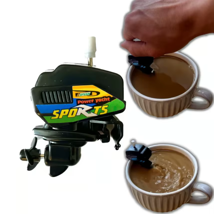 Mini bateau à moteur pour café