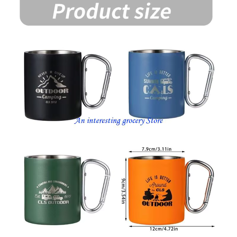 Tasse Camping isolée à Double couche 652D