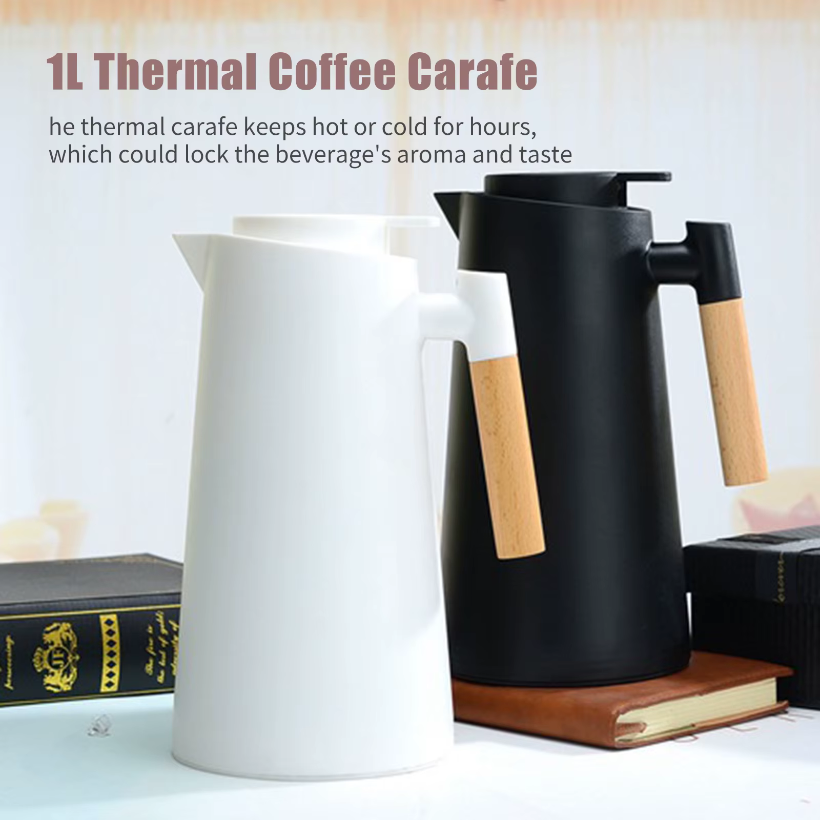 Carafe à café thermique sous vide à double paroi