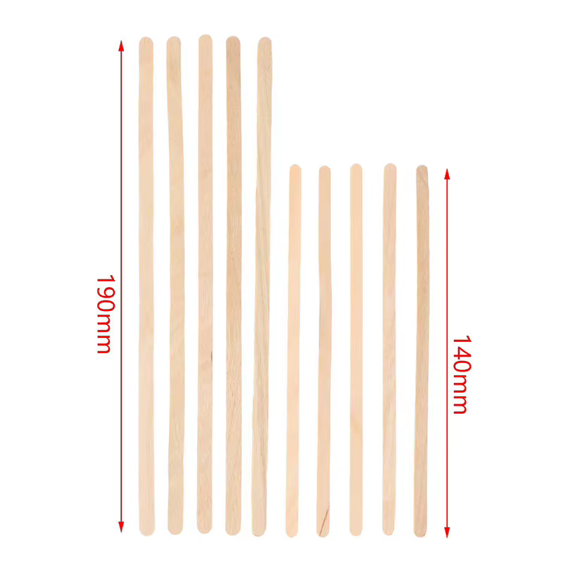 Bâtonnets de café jetables en bois