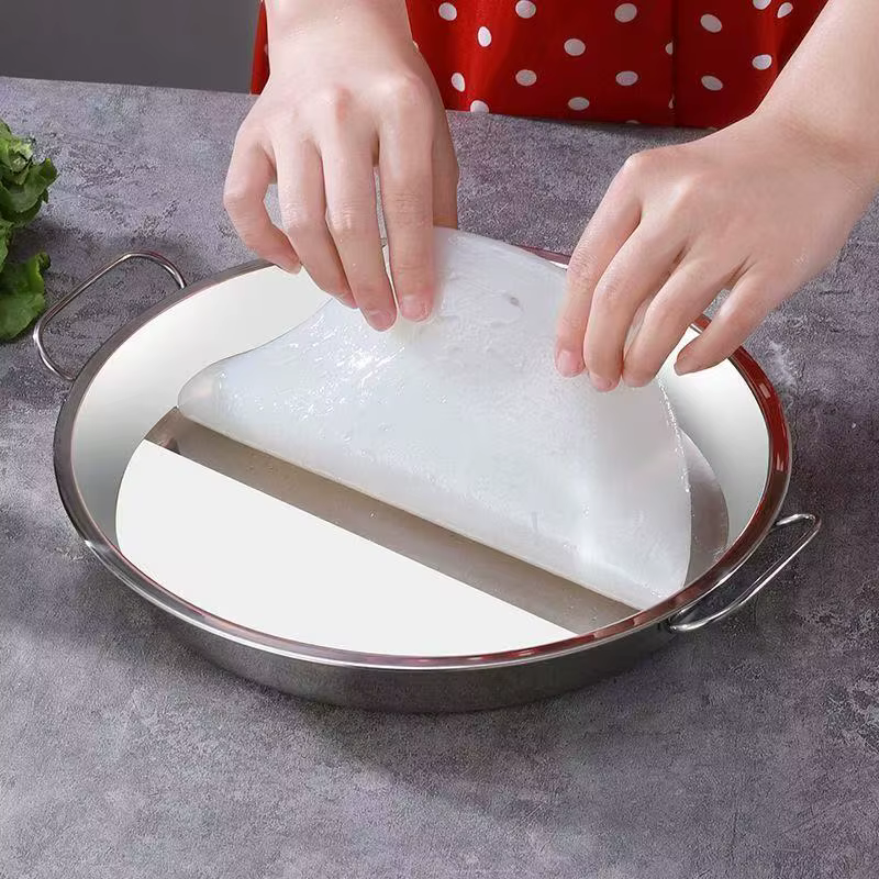 Assiette à gâteau en acier inoxydable extra-épaisse