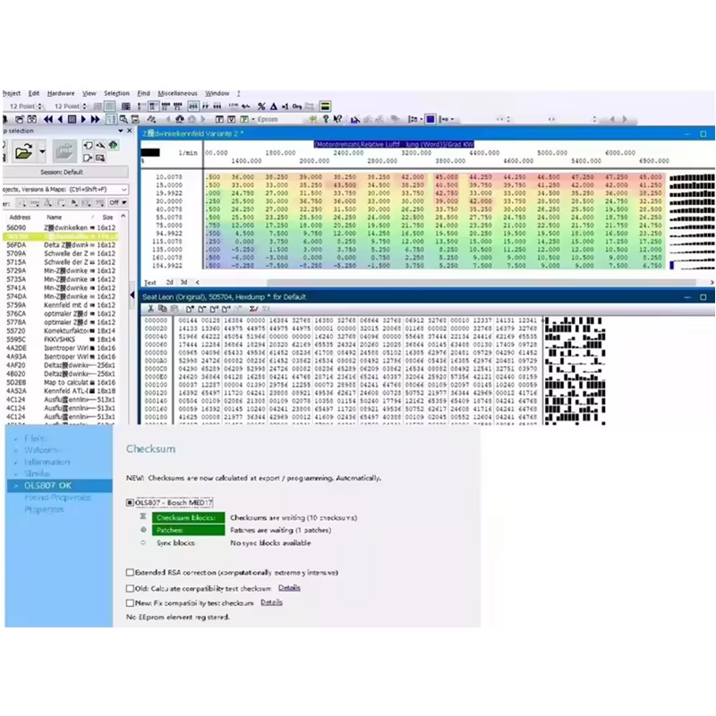 Winols 4.7 Entièrement Activé +800GB Damos Windows 10 11 Sans Virtuel Multilingue +ECM TITANIUM 1.61 + Outil de Service IMMO 4 en 1