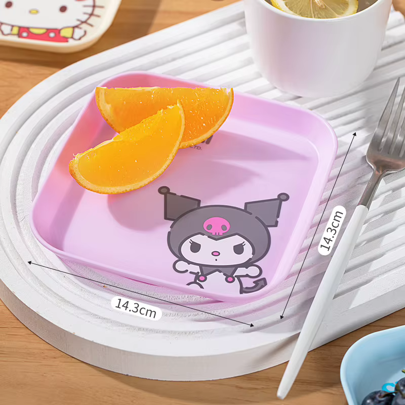Assiette à os Hello Kitty Kuromi