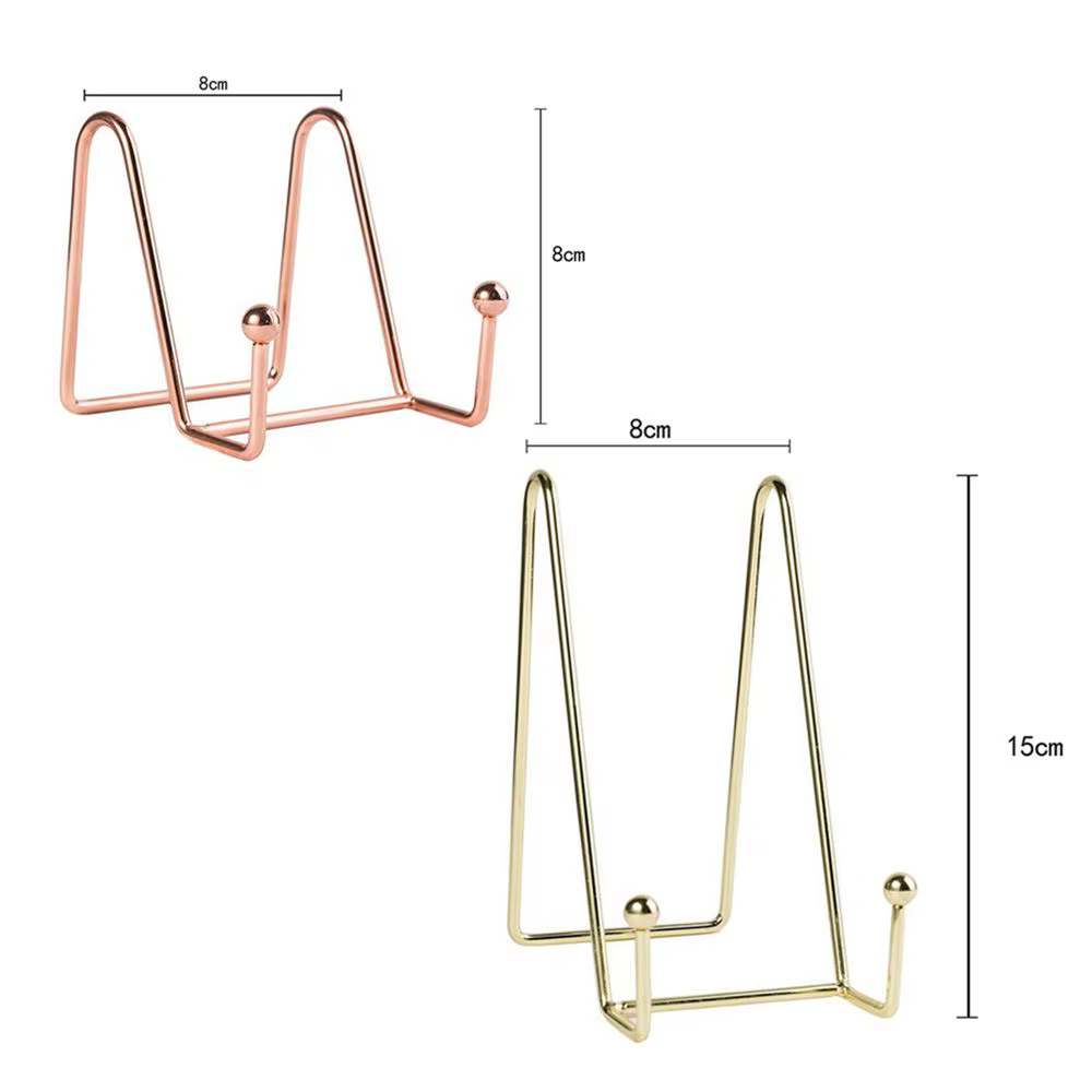 Support de Présentation Décoratif pour Assiettes et Plats en Métal – Présentoir de Table pour Objets Artistiques